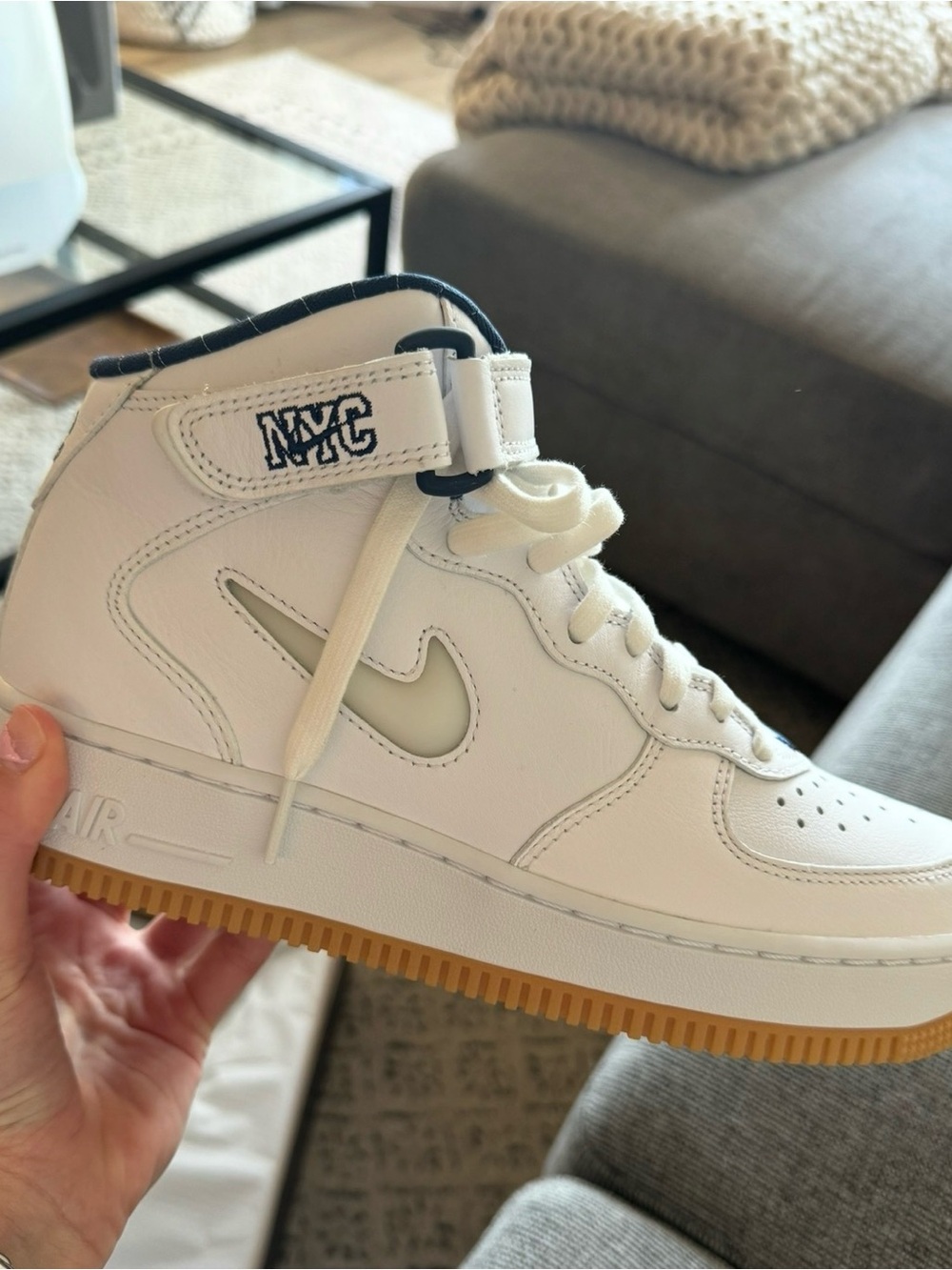 Nike Air Force 1 Mid Jewel QS NYC Yankees Subway Lines New In Box Never Worn
